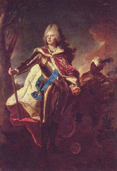 Hyacinthe Rigaud Portrait of Friedrich August II of Saxony china oil painting image